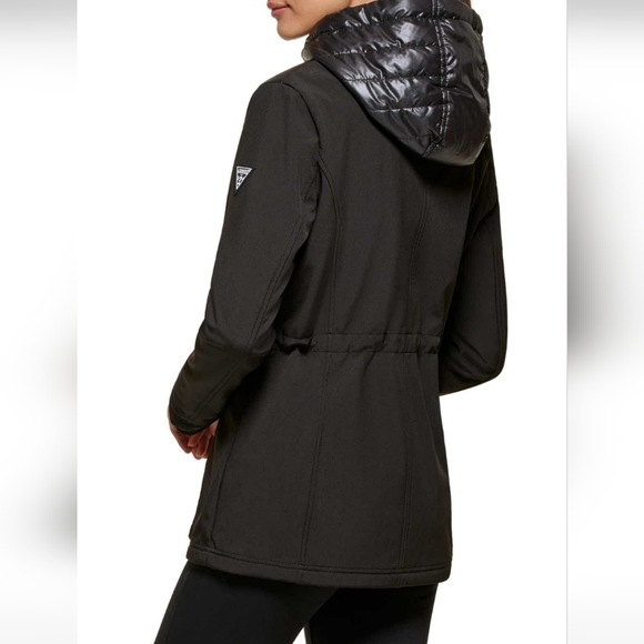 GUESS Hooded Zip Front Anorak Small #447 - Picture 3 of 5